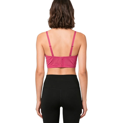 Rhinestone & Bead Tassel Push-Up Underwire Bustier Crop Top