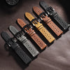 OnePlus Watch Band Quick Release Leather Strap Vintage Brown Wristband
