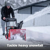 Snow Blower 24 Inch 2-Stage 212cc Engine Gas Powered with Electric Start PS24 Tackle Heavy Snow brushless motor