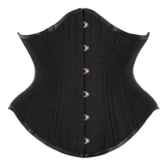 20 Steel Bone Cotton Underbust Corset Heavy Duty Waist Trainer Cincher