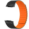 black and orange / For  Fitbit Charge 5 and 6