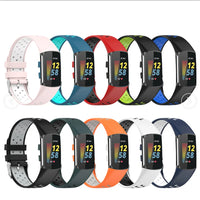 Fitbit Charge 5 6 Silicone Strap - Breathable Sport Band