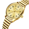 Gold Stainless Steel Women's Watch Quartz Minimalist