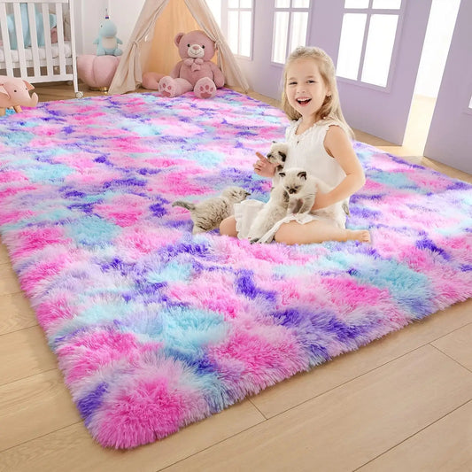 Home Large Size Plush Carpets for living room Children Bedroom Rug Decoration Thicken Rugs Play Mat for Girls Room Kids