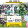 Garden Dome Igloo, 12 *7.2 ft PVC Dome Tents with 2 *10m Light Strings,Weatherproof Greenhouse Garden Bubble Tent,Outdoor Igloo