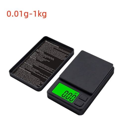 100/500g 0.01g mini digital scale high precision electronic pocket scale jewelry weight kitchen portable electronic scale EzBuyCo