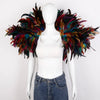 Festival Carnival Feather Shawl