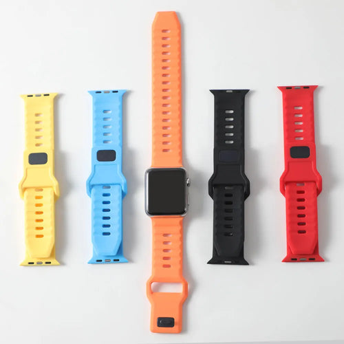 Apple Watch Silicone Strap - Waterproof, Sporty, Flexible