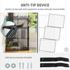 Cat Cage Indoor Catio DIY Cat Enclosures Metal Cat Playpen  Kennels Pet Crate with Extra Large Hammock