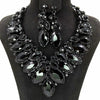 Rhinestone Drop Necklace & Earring Set
