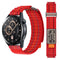 red / 20mm watch strap