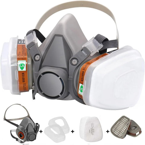 Reusable Full Face Respirator 6200 spray mask for spraying Painting Chemical Polishing Welding Woodworking Work Protection