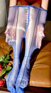 1D Ultra-Thin Oil Glossy Hollow-Out Sheer Shaping Pantyhose Shiny Tights