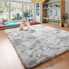 Area Rugs For Bedroom Tie-Dye Grey Fluffy Carpet For Living Room Soft Plush Furry Shaggy Bedside Rug Kids Babyindoor Floor Mat