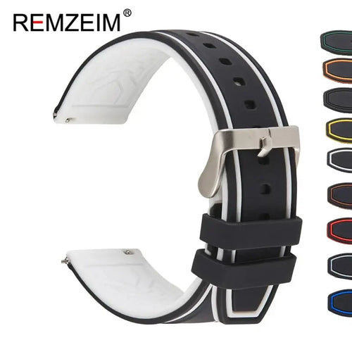 Ticwatch Silicone Strap - Comfortable, Waterproof, Stylish