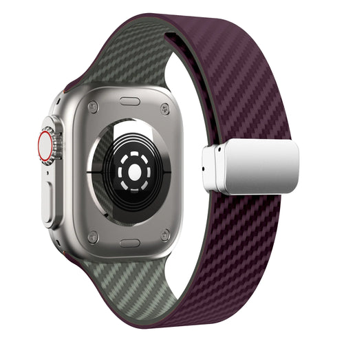 Apple Watch Silicone Strap - Magnetic Buckle, Durable Design