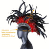 Punk Rock Rhinestone Feathered Headdress (The Max)