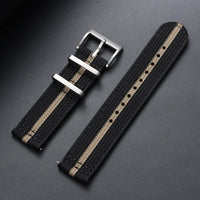 Polar Ribbed Nylon Watch Band - Quick Release Strap For Polar Watches