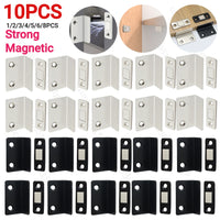 1-10PCS Strong Magnetic Cabinet Catches Magnet Door Stops Hidden Door Closer With Screw For Closet Cupboard Furniture Hardware