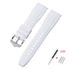COROS Bands Silicone Watch Band Curved End Waterproof Rubber Strap