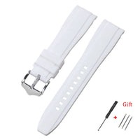 COROS Bands Silicone Watch Band Curved End Waterproof Rubber Strap