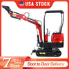 1 Ton Mini Excavator Agricultural Hydraulic Small Excavators 1000 kg with Crawler Digger Door to Door Delivery