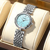 Women's Gold Alloy Bracelet Watch 28mm Roman Dial Quartz