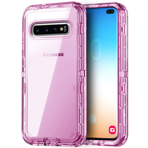 For Samsung Galaxy S10/S10 Plus/S10+/S10e Phone Case Hybrid Rugged Shockproof Protective Heavy Duty Transparent Clear Cover