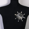 Large Luxury Rhinestone Star Brooch