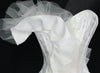 Victorian Ruffle Floral Lace Overbust Corset Bustier Body Shaper Top