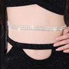 Sparkly Colored Diamond Belly Dance Waist Chain Rhinestone Seal Belt