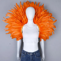 Festival Carnival Feather Shoulder Shawl