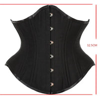 20 Steel Bone Cotton Underbust Corset Heavy Duty Waist Trainer Cincher