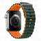 olive green and orange / 38mm 40mm 41mm (42mm S10 & S11)
