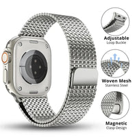 Apple Watch Stainless Steel Milanese Loop Band - Magnetic Clasp