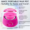 Waxing Kit 69 items US Plug, WUWUVISTA Hair Removal Hard Wax Kit Wax Melt Warmer Wax Beads For Face/Brazilian/Full Body/Bikini