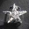 Rhinestone Star Fashion Finger Rings