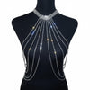 Dazzling Crystal Neck-to-Waist Chest Chain & Lumbar Body Jewelry