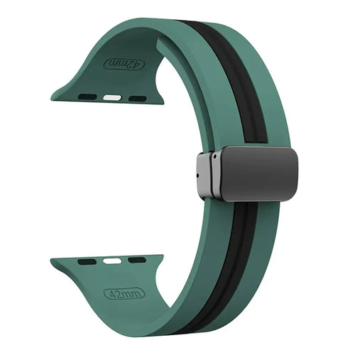 Apple Watch Silicone Strap - Durable Magnetic Closure Design