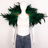 Festival Carnival Feather Shawl