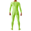 Candy Color Oil Glossy Full-Body Shaping Bodysuit Satin Smooth Leotard