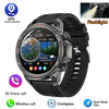 2024 New Bluetooth Calling Men's Smartwatch LED Outdoor Fitness Health Monitoring Smart Watch 360 * 360 HD Waterproof Smartwatch