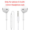 In Ear Earphones For Apple iPhone 16 15  14 13 12 11 Stereo Sound Wired Earbud Bluetooth-compatible Headset 3.5mm For all phone