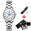 Women's Two Tone Stainless Steel Quartz Watch With Date