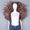 Festival Carnival Feather Shoulder Shawl