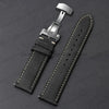 OnePlus Smartwatch Genuine Leather Band - Brown Butterfly Buckle Strap
