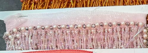 Glass Pearl & Bead Tassel Fringe (5 Yards)