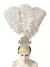 The Stardust Flora Cabaret Crown – Five-Flower Rhinestone Headdress