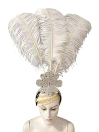 The Stardust Flora Cabaret Crown – Five-Flower Rhinestone Headdress