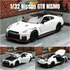 1/32 Nissan Skyline GTR R35 Nismo GT3 Racing Toy Car Model For Children RMZ CiTY Diecast Alloy Miniature Sound Light Collection